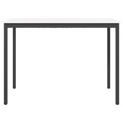 vidaXL Bar Table White 150 x 80 x 105 cm Solid Pine Wood 5