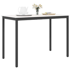 vidaXL Bar Table White 150 x 80 x 105 cm Solid Pine Wood 3