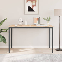 vidaXL Bar Table 180 x 90 x 105 cm Solid Pine Wood Natural Rectangular 4