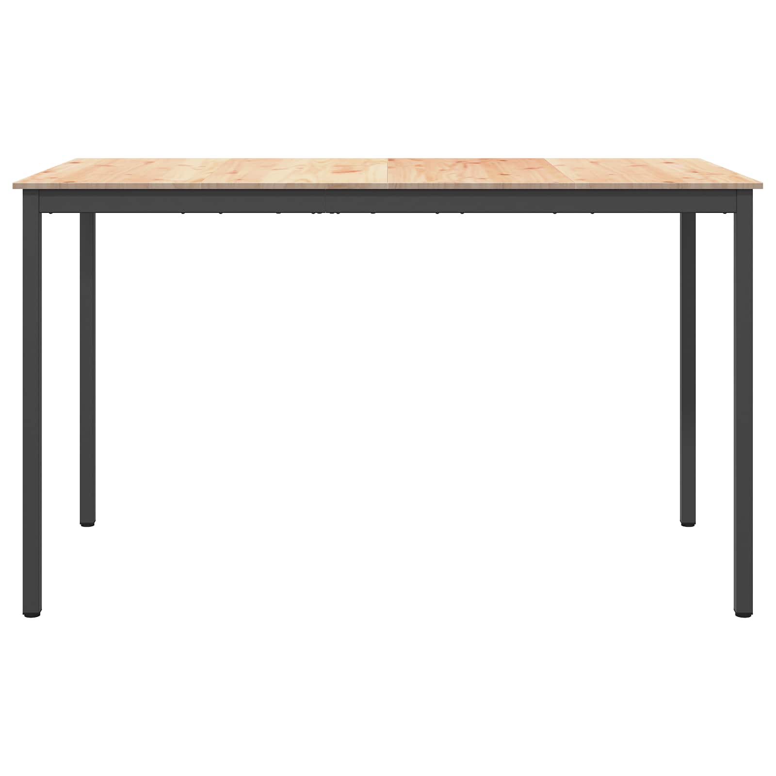 vidaXL Bar Table 180 x 90 x 105 cm Solid Pine Wood Natural Rectangular 5