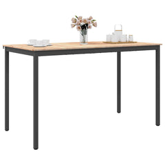vidaXL Bar Table 180 x 90 x 105 cm Solid Pine Wood Natural Rectangular 3