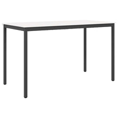 vidaXL Bar Table White 180 x 90 x 105 cm Solid Pine Wood 2