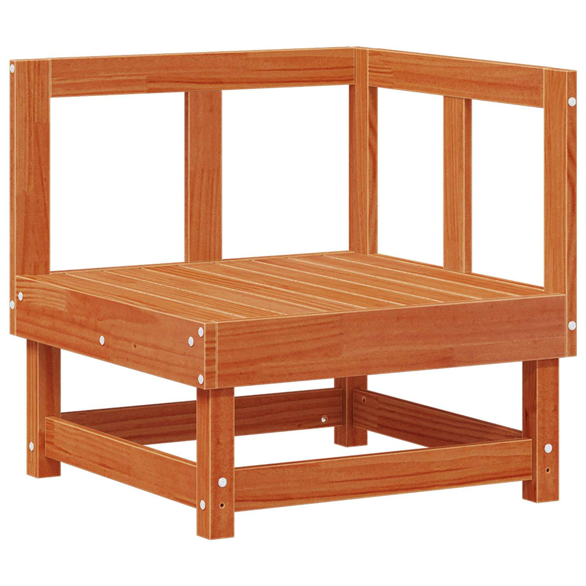 Solid Pine Wood Wax Brown