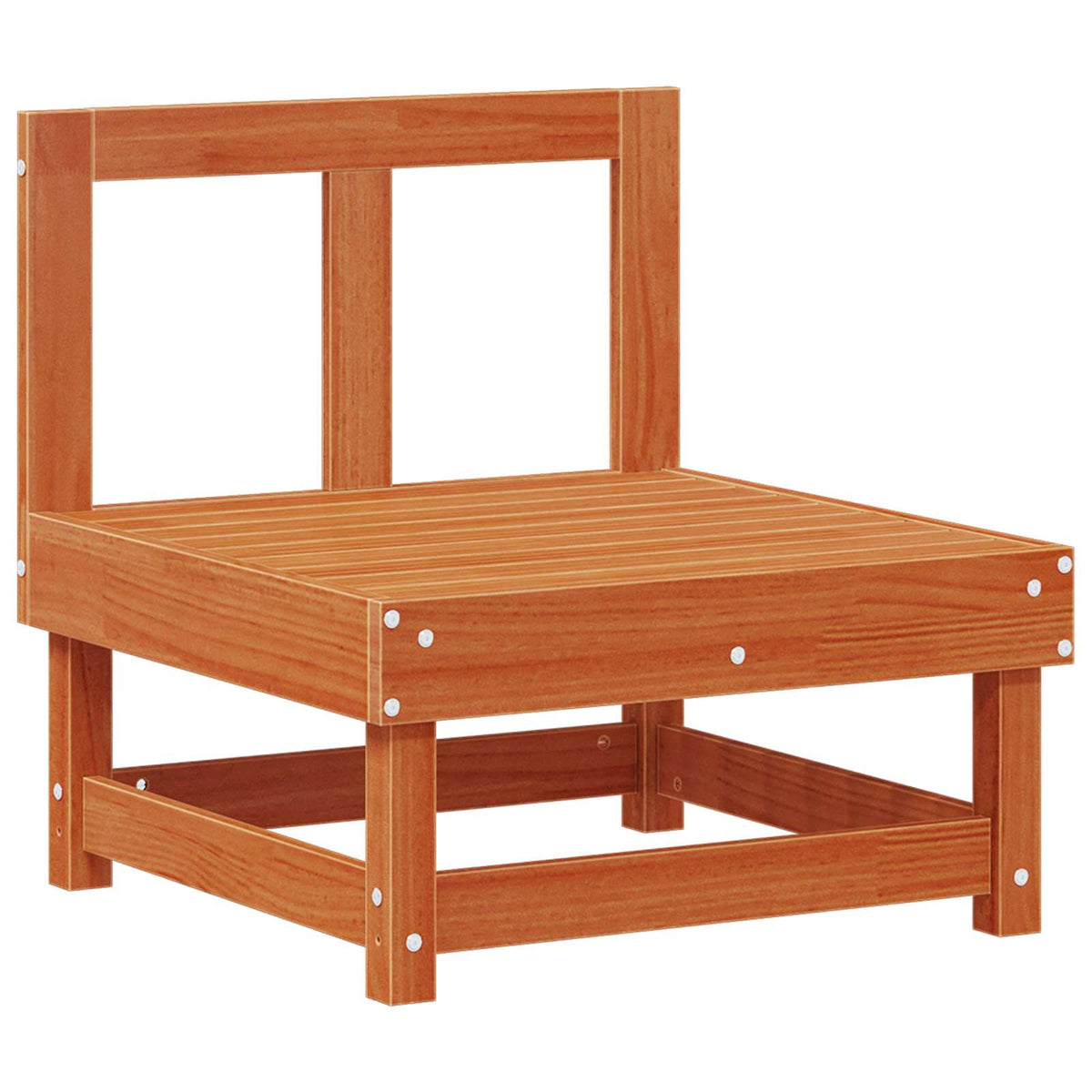 Solid Pine Wood Wax Brown