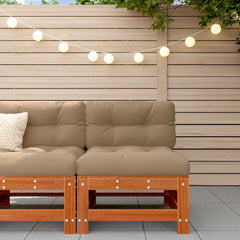 vidaXL Garden Solid Wood Pine Middle Sofa
