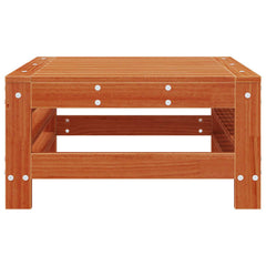 vidaXL Garden Footrest Solid Pine Wood Wax Brown Pine 3