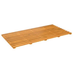 vidaXL Bath Mat Natural 100 x 53 cm Solid Acacia Wood 2