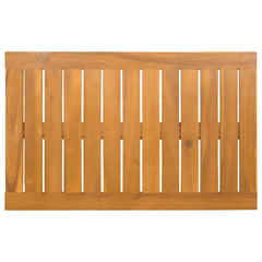 vidaXL Bath Mat Natural 80 x 50 cm Solid Acacia Wood 4