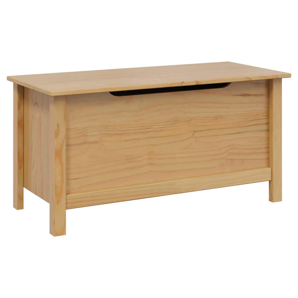 Storage Box HILL 90 x 40 x 45 cm Honey brown