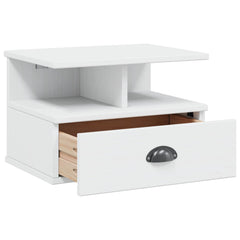 Bedside Cabinet with Drawer HILL 40 x 31 x 27 cm White