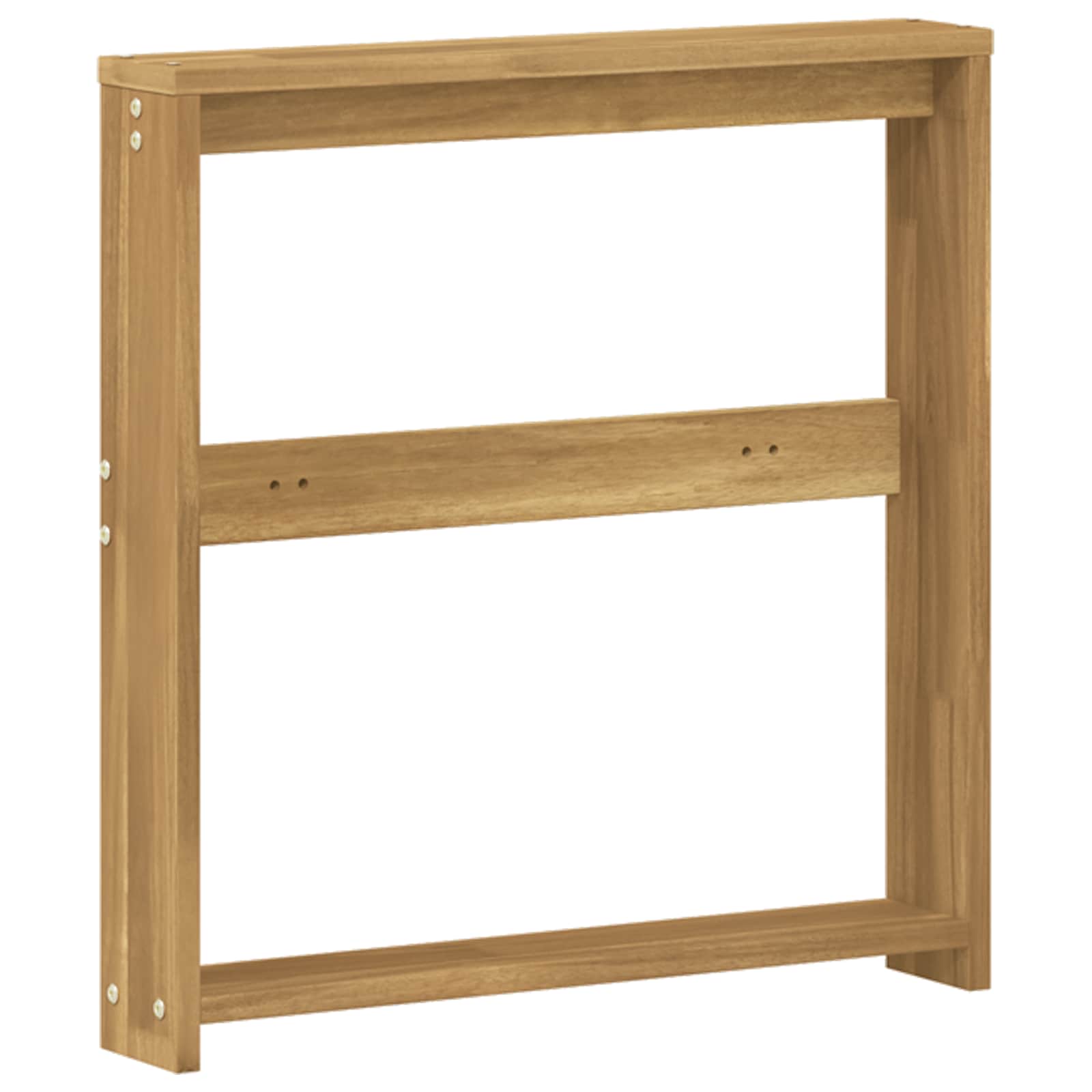 vidaXL Armrests Module 2 pcs White 58.5 x 10 x 61 cm Solid Acacia Wood 4
