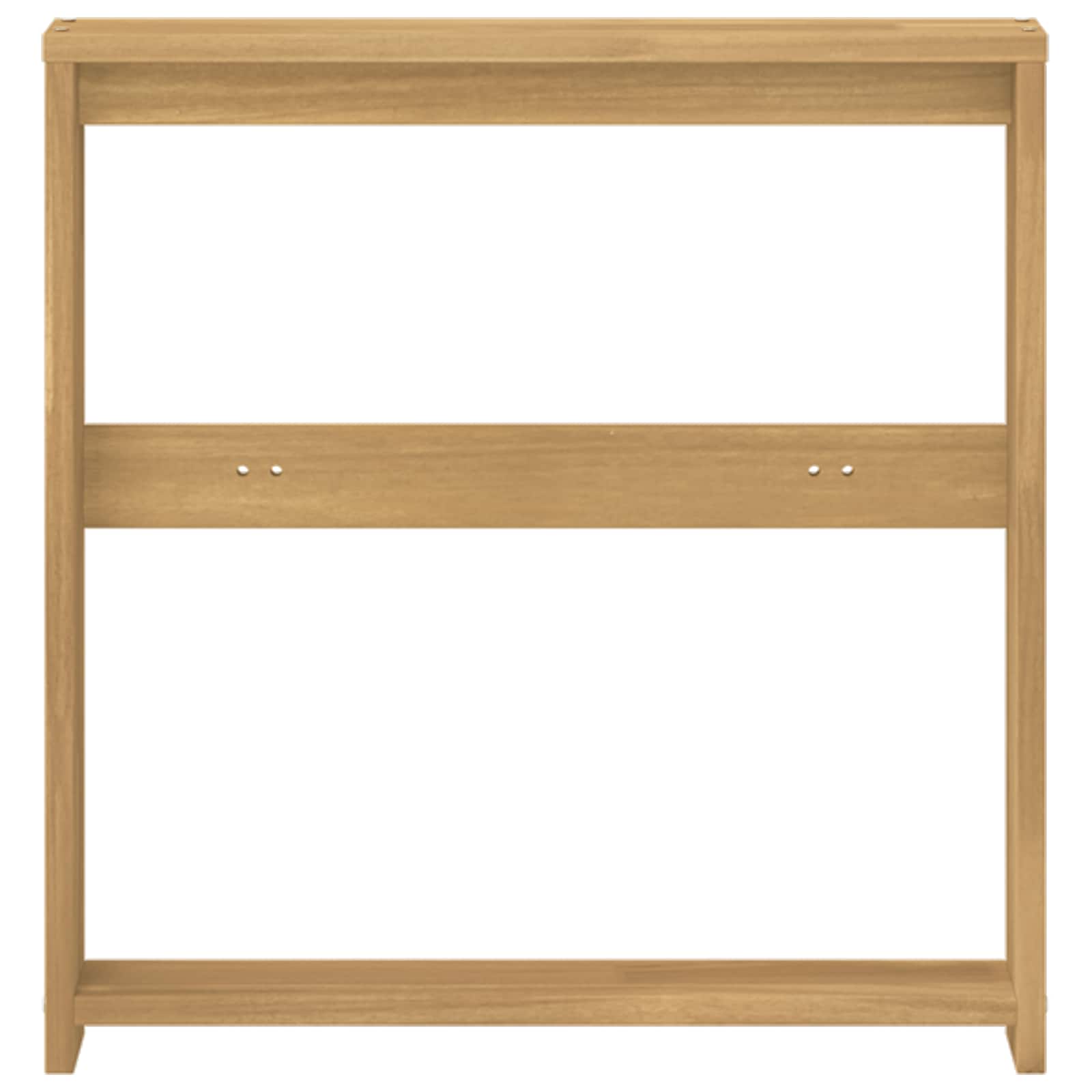 vidaXL Armrests Module 2 pcs White 58.5 x 10 x 61 cm Solid Acacia Wood 5