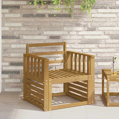 vidaXL Armrests Module 2 pcs White 60 x 6 x 61 cm Solid Acacia Wood 1
