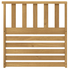 vidaXL Armrests Module 2 pcs White 60 x 6 x 61 cm Solid Acacia Wood 5