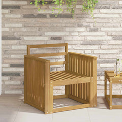 vidaXL Armrests Module 2 pcs White 60 x 6 x 61 cm Solid Acacia Wood 1