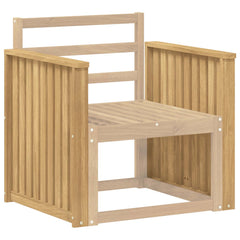 vidaXL Armrests Module 2 pcs White 60 x 6 x 61 cm Solid Acacia Wood 3