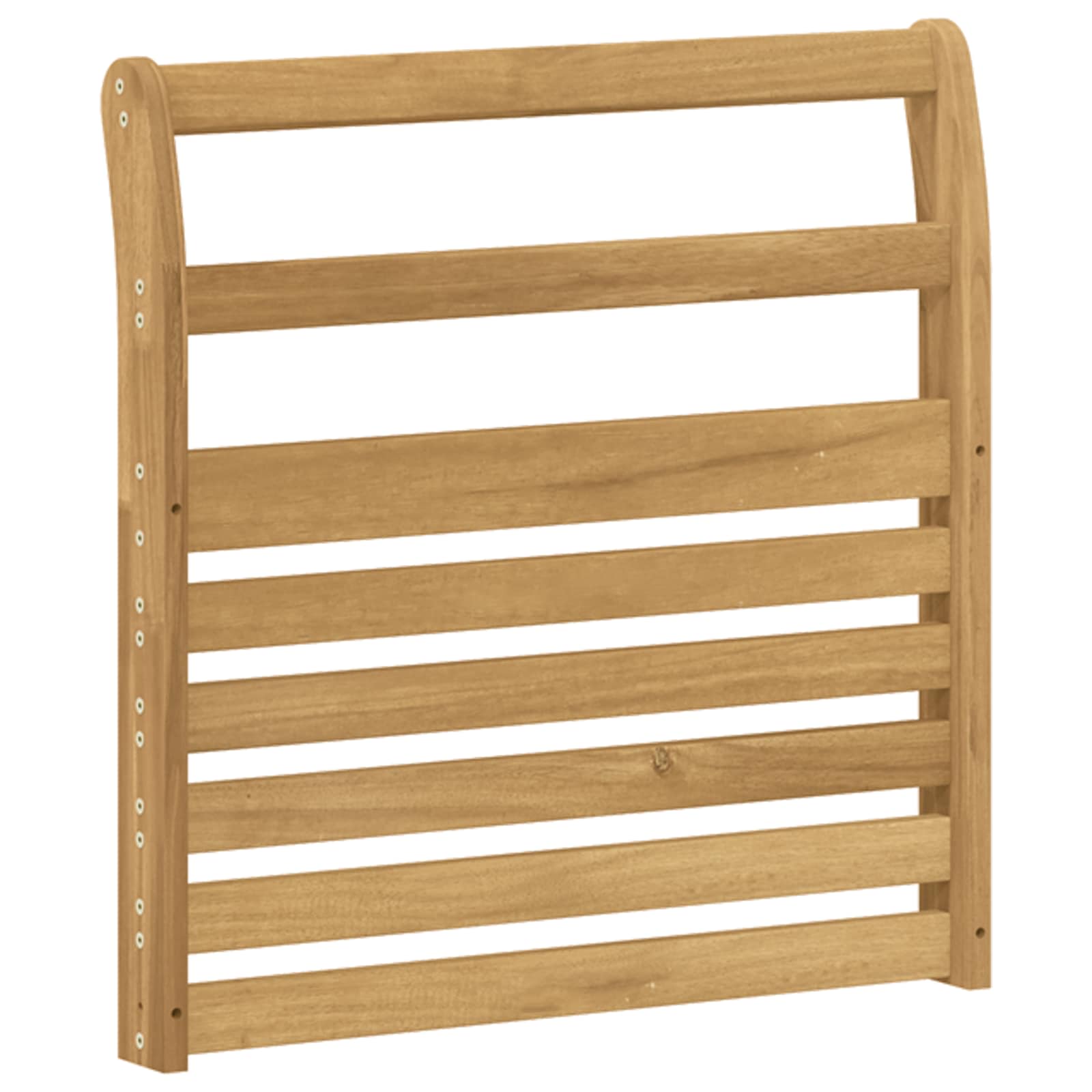 vidaXL Armrests Module 2 pcs White 58.5 x 8 x 60 cm Solid Acacia Wood 4