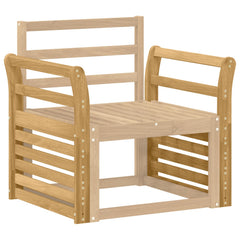 vidaXL Armrests Module 2 pcs White 58.5 x 8 x 60 cm Solid Acacia Wood 3