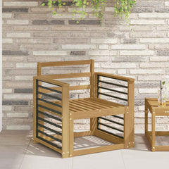 vidaXL Armrests Module 2 pcs White 60 x 6 x 61 cm Solid Acacia Wood 1
