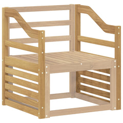 vidaXL Armrests Module 2 pcs White 59 x 4 x 73 cm Solid Acacia Wood 3