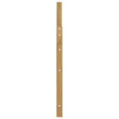 vidaXL Armrests Module 2 pcs White 59 x 4 x 73 cm Solid Acacia Wood 6