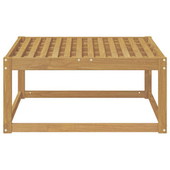 vidaXL Outdoor Footstool Solid Acacia Wood White 79 x 79 x 37 cm 3