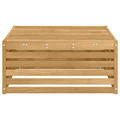 vidaXL Outdoor Footstool Solid Acacia Wood White 79 x 79 x 37 cm 4