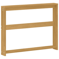 vidaXL Armrests Module 2 pcs White 78.5 x 10 x 61 cm Solid Acacia Wood 4