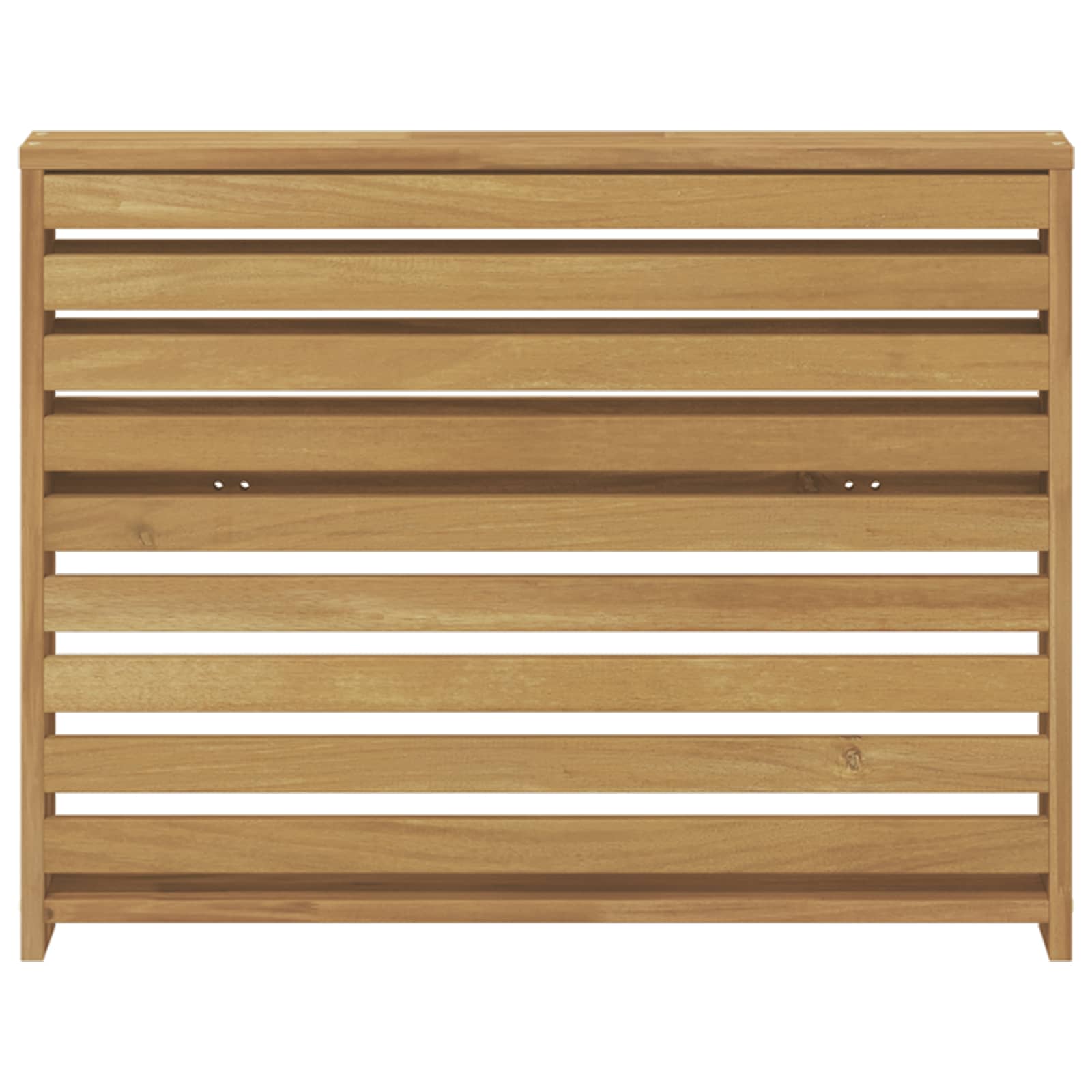 vidaXL Armrests Module 2 pcs White 78.5 x 10 x 61 cm Solid Acacia Wood 5