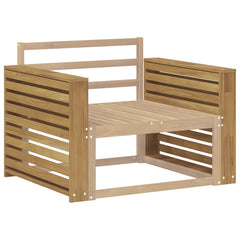vidaXL Armrests Module 2 pcs White 78.5 x 10 x 61 cm Solid Acacia Wood 3