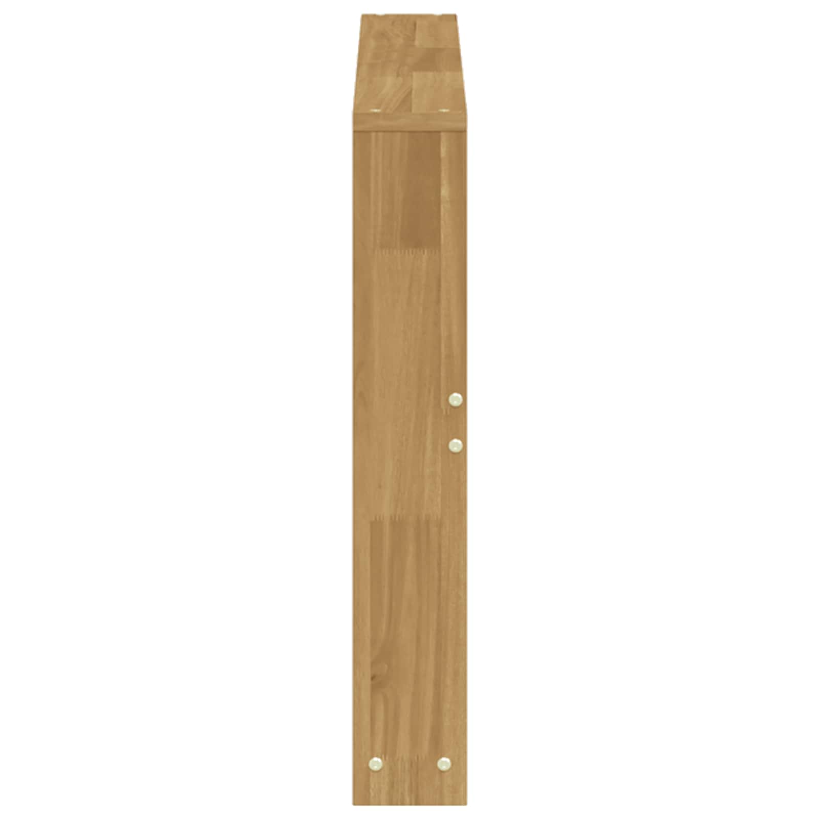 vidaXL Armrests Module 2 pcs White 78.5 x 10 x 61 cm Solid Acacia Wood 6