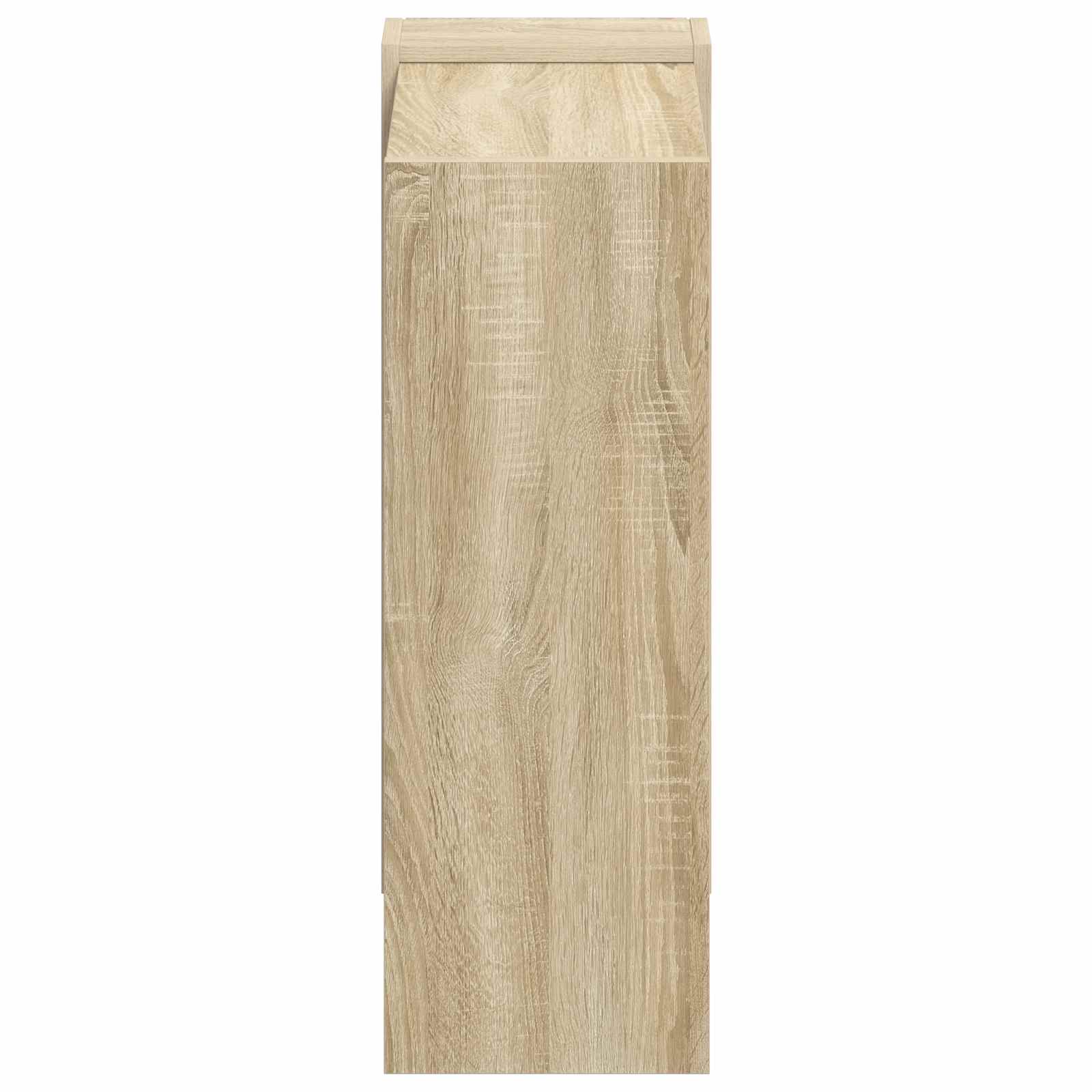 vidaXL Bookshelf 2-Tier 52 x 25 x 71.5 cm Engineered Wood Sonoma Oak 6