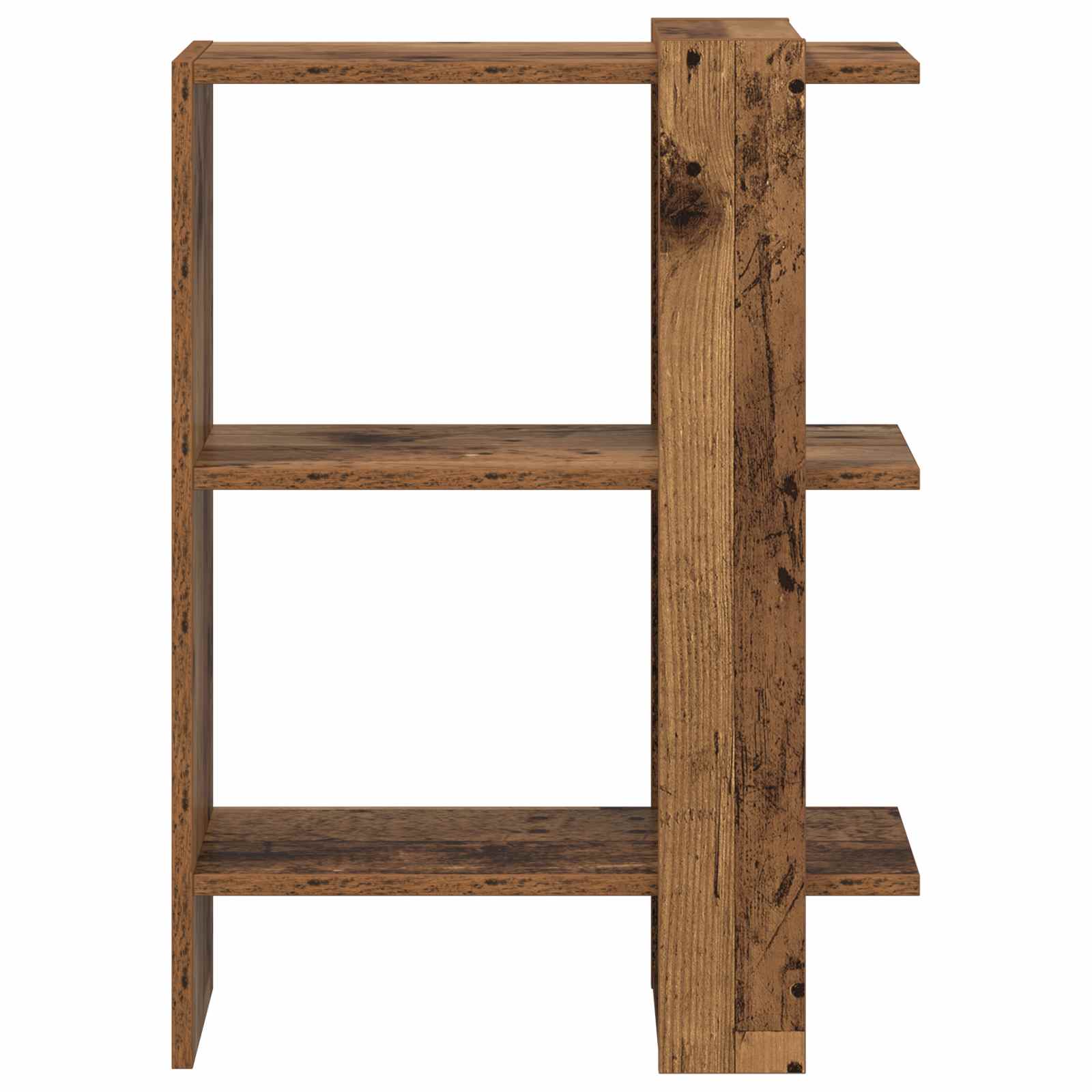 vidaXL Bookshelf 2-Tier 52 x 25 x 71.5 cm Engineered Wood Old Wood 5