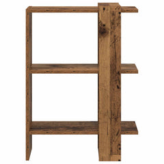 vidaXL Bookshelf 2-Tier 52 x 25 x 71.5 cm Engineered Wood Old Wood 5