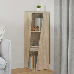 vidaXL Side Shelf 33 x 32 x 100.5 cm Engineered Wood Sonoma Oak 1
