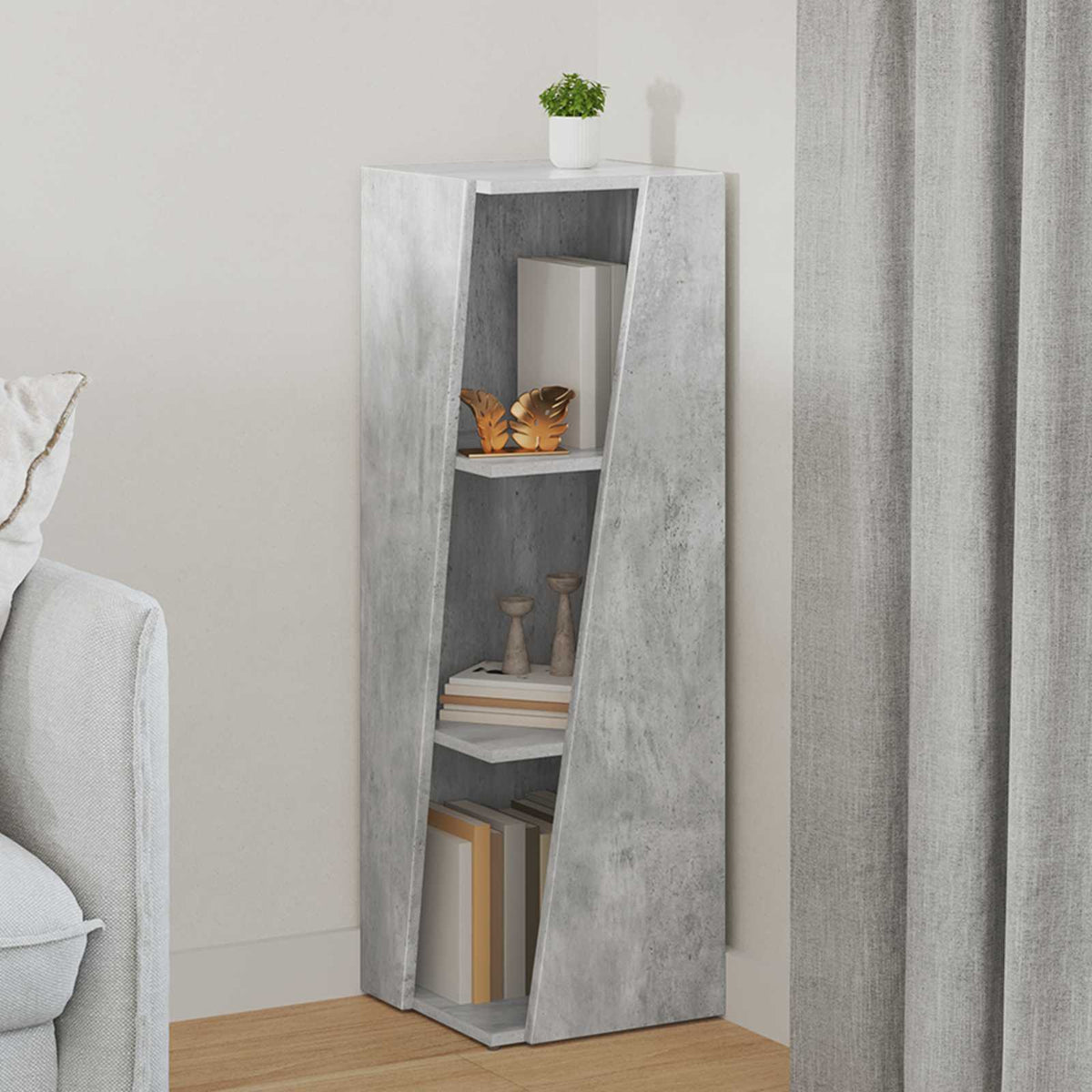 vidaXL Side Shelf 33 x 32 x Engineered Wood