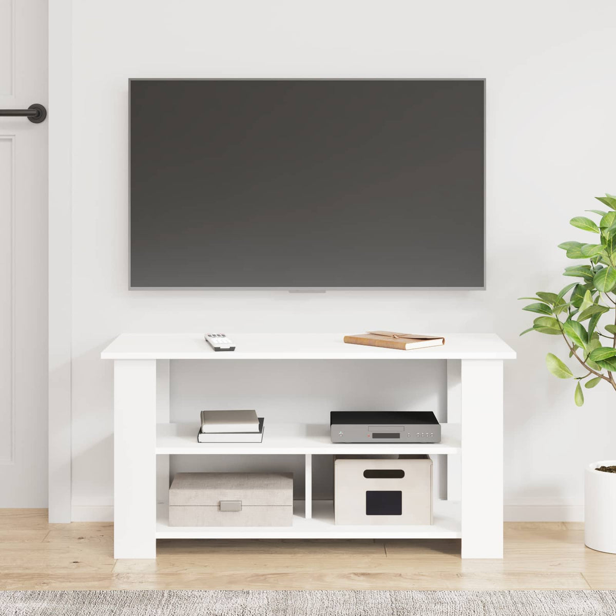 TV stand 100 x 40 x 50 cm White