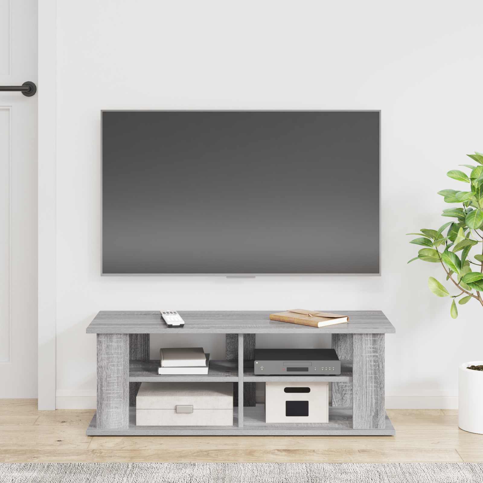 vidaXL TV stand Grey Sonoma 96 x 35 x 33.5 cm 1