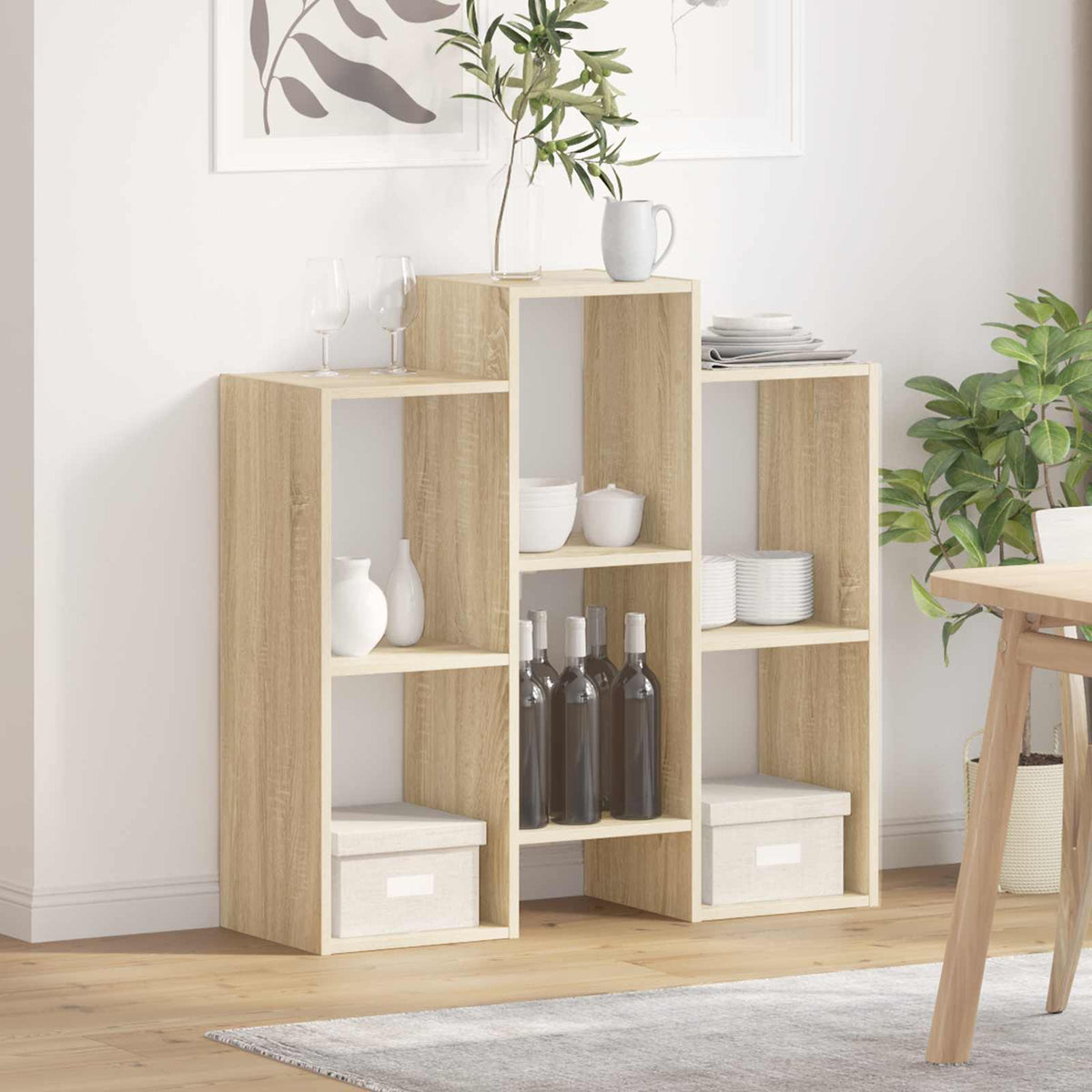 Sideboard 90 x 30 x 90 cm Sonoma oak