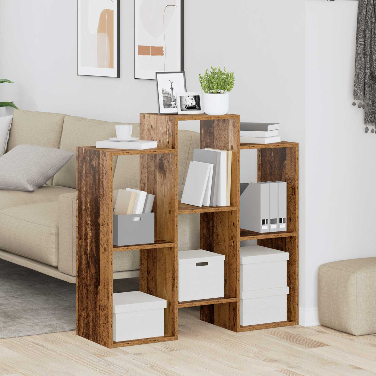 Sideboard 90 x 30 x 90 cm Old wood