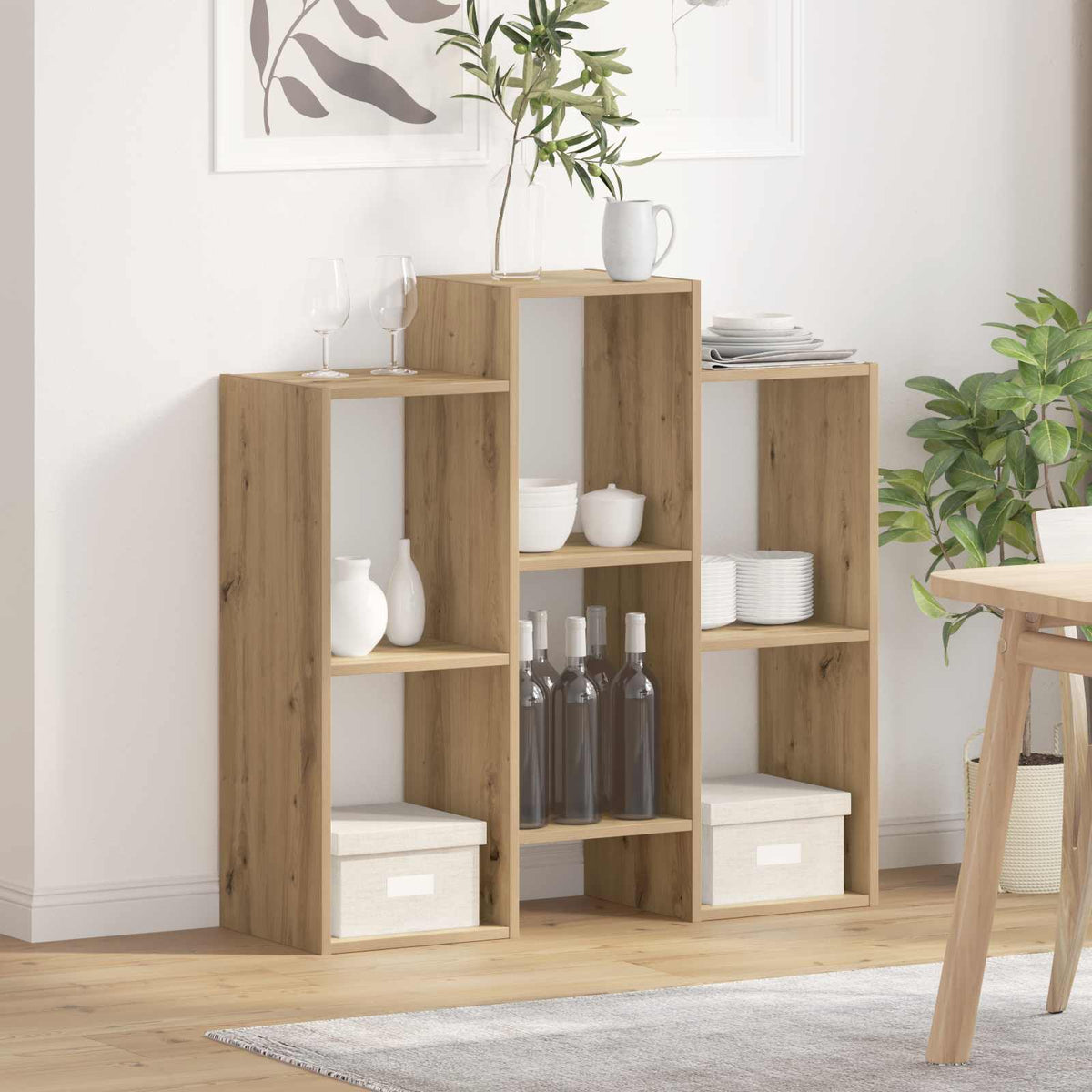 Sideboard 90 x 30 x 90 cm Artisan oak