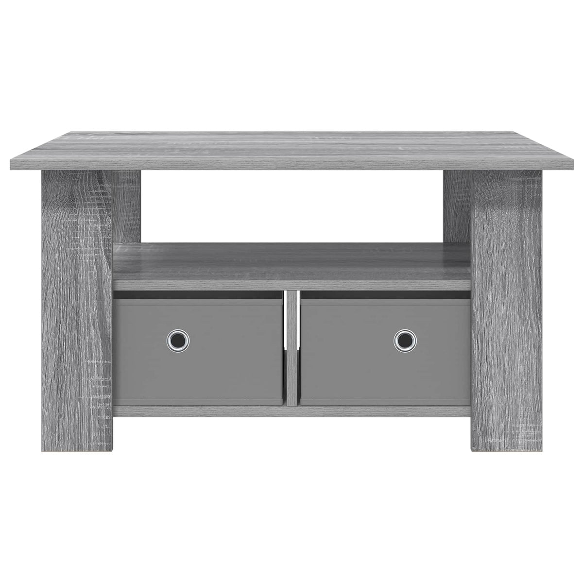 Coffee Table 77 x 55 x 42 cm Engineered Wood Grey sonoma