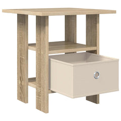 vidaXL Bedside Table 2 pcs Sonoma Oak 41 x 40 x 45 cm Engineered Wood 5