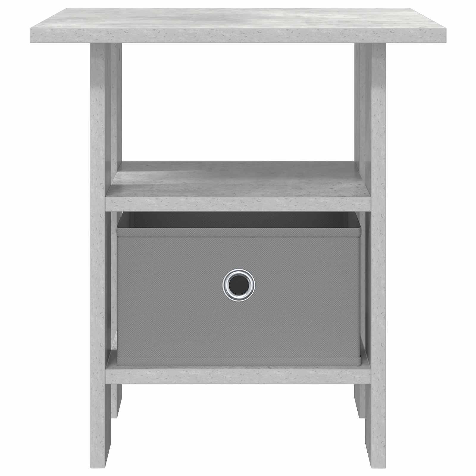 vidaXL Bedside Table 2 pcs Concrete Grey 41 x 40 x 45 cm 6
