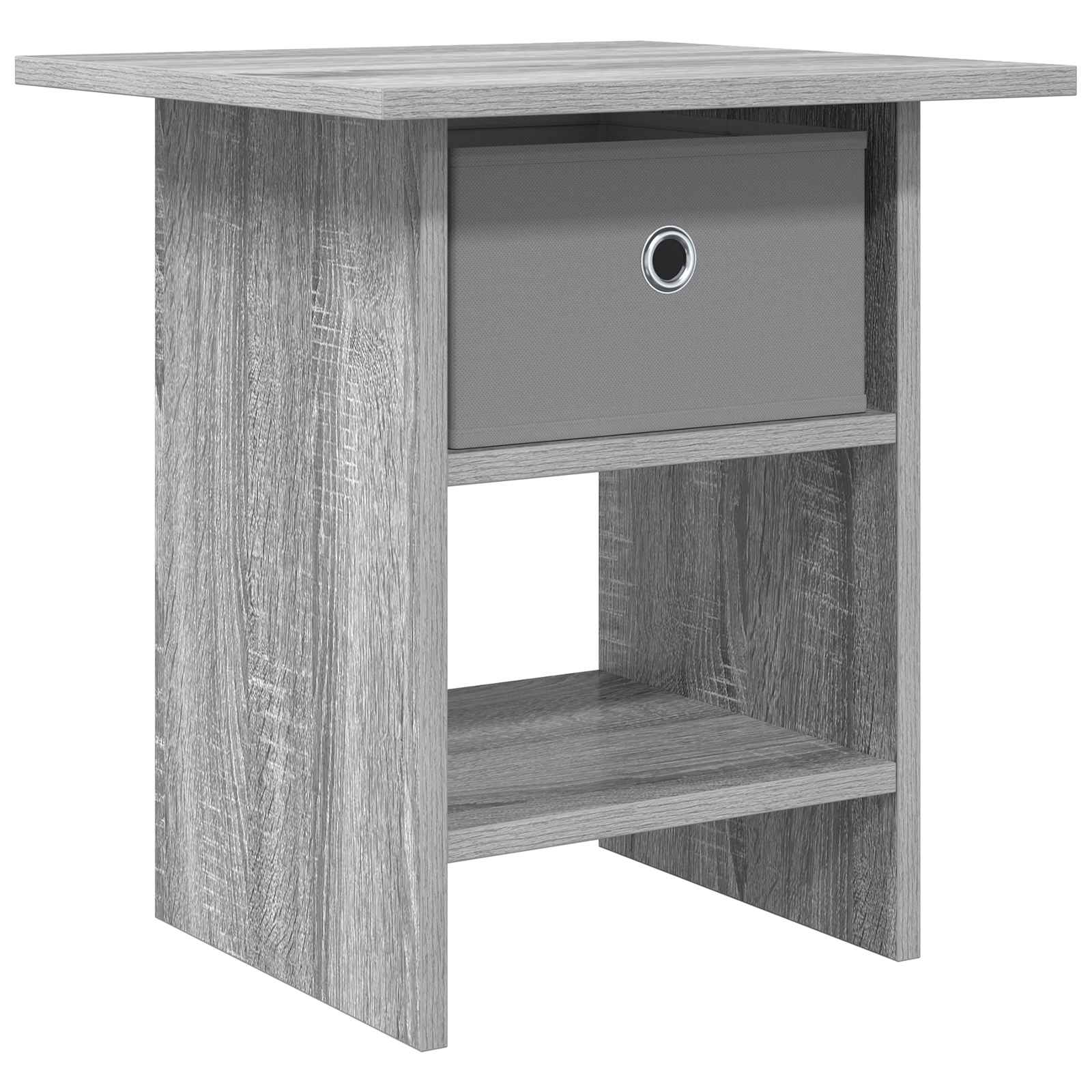 vidaXL Bedside Table Grey Sonoma 41 x 40 x 45 cm Engineered Wood 2