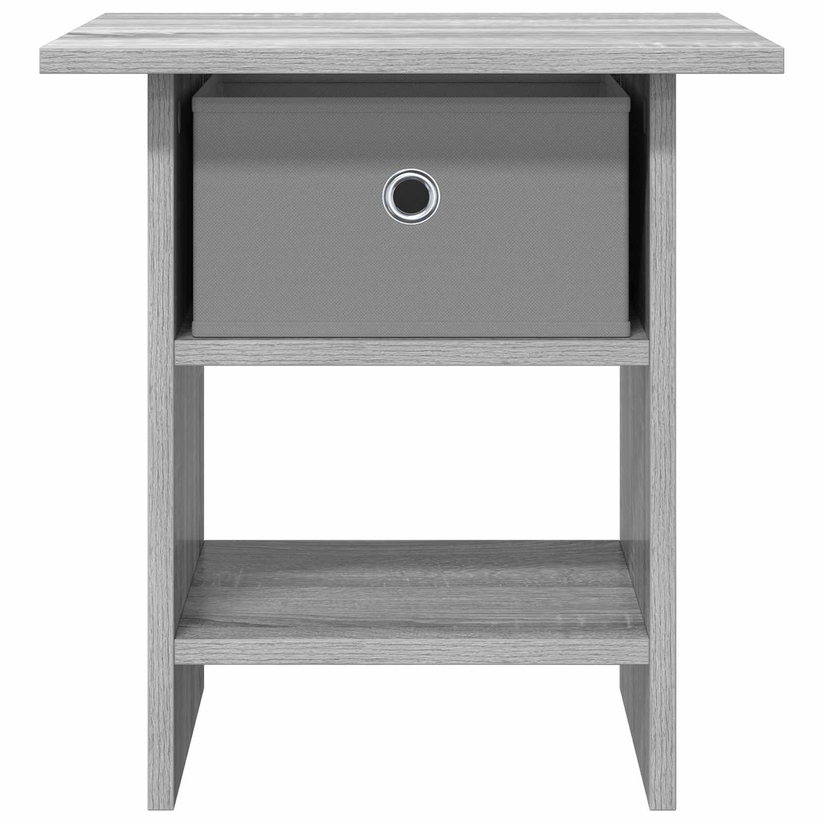 vidaXL Bedside Table Grey Sonoma 41 x 40 x 45 cm Engineered Wood 6