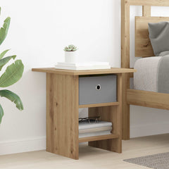 vidaXL Bedside Table Artisan Oak 41 x 40 x 45 cm Engineered Wood 1