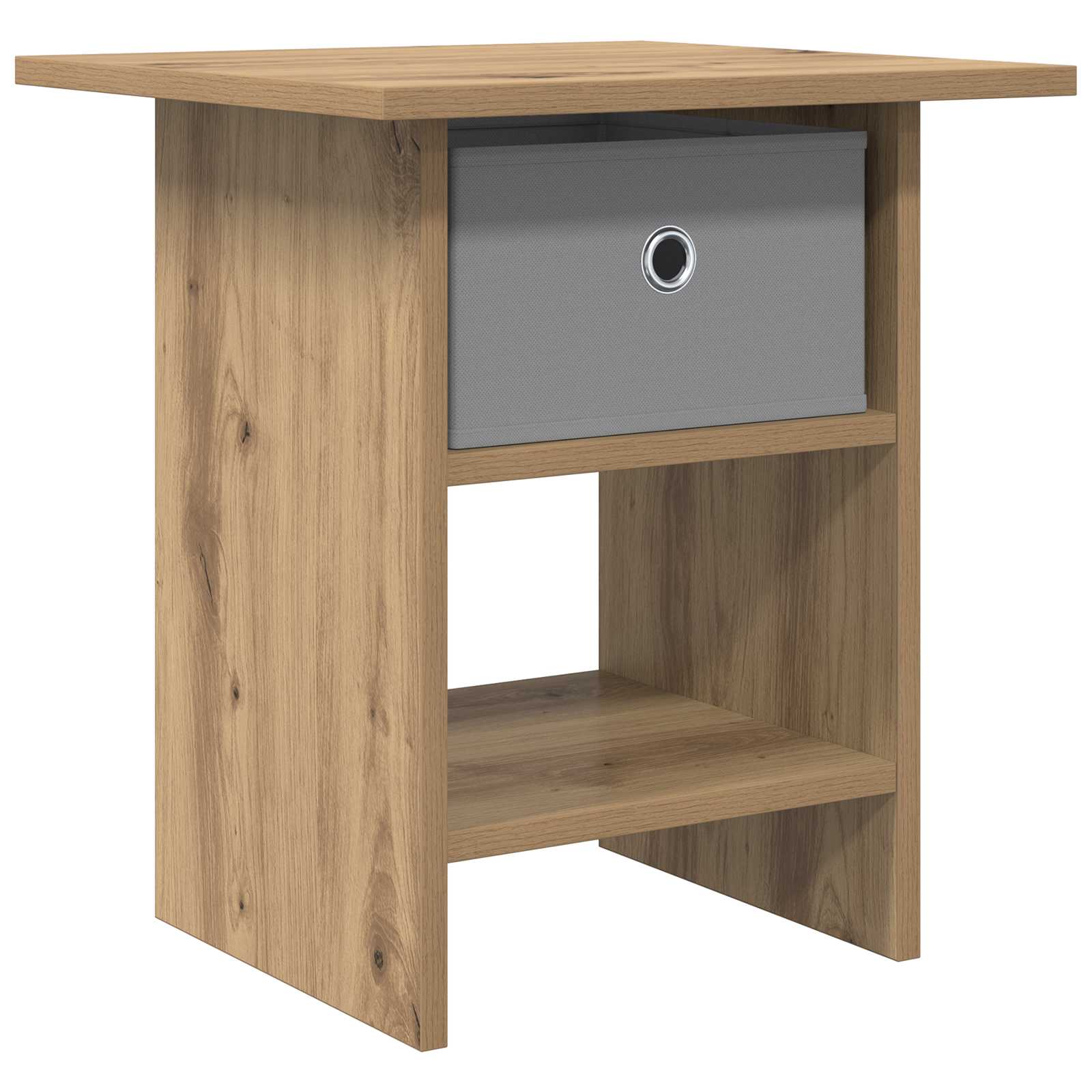 vidaXL Bedside Table Artisan Oak 41 x 40 x 45 cm Engineered Wood 2