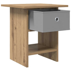 vidaXL Bedside Table Artisan Oak 41 x 40 x 45 cm Engineered Wood 5