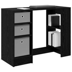 Desk 100 x 40 x 75 cm Engineered Wood Black oak